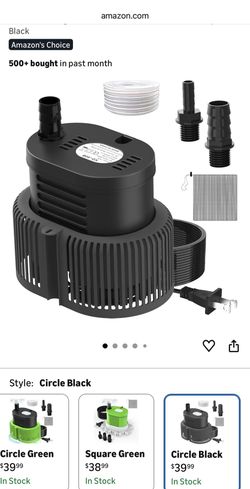 Pool Cover Pump Above Ground - Submersible Sump Pump, Swimming Water Removal Pumps, with Drainage Hose & 25 Feet Extra Long Power Cord, 850 GPH inGrou