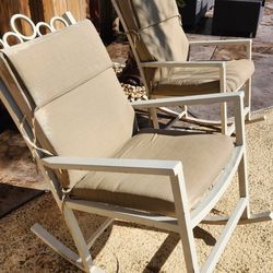 Wrought-iron Rocking Chairs 