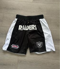 Raiders football shorts new with tags (Small to XL)