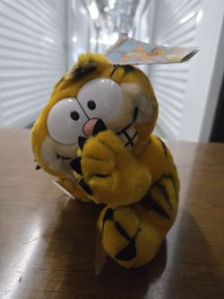 Vintage Garfield Stuck On You Plush Soft Toy Dakin 80s