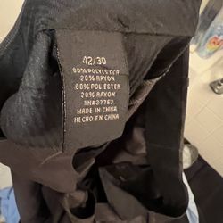 Men’s dress shirts and slacks