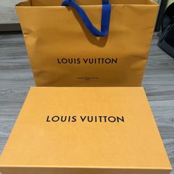 Medium Louis Vuitton Box With Paper Bag