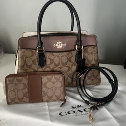 Coach Satchel And Wallet 