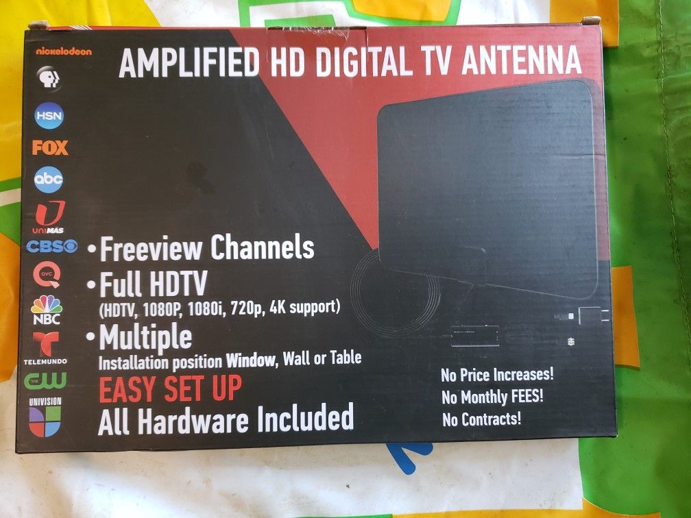 Amplified HD digital TV antenna