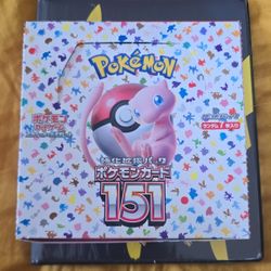 Pokémon Card 151 Booster Box Japanese Version - Scarlet & Violet 2023