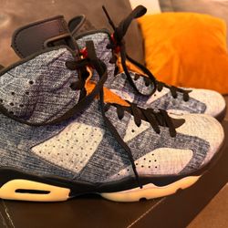 Jordon Retro 6s Washed Denim 👖