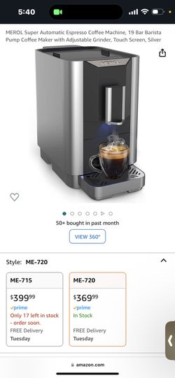 Merol Super Automatic Espresso/coffee Machine