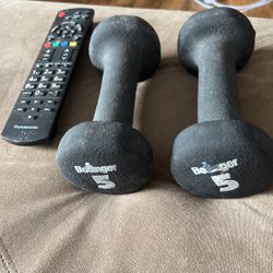 5lb Walking Dumbbells Great Comfortable Grip