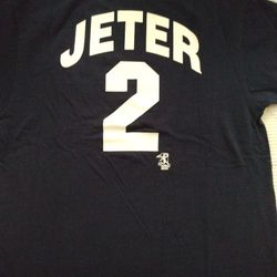 New New York Yankees Derek Jeter Number 2 T-shirt