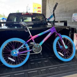 Kent Illusion 18 Inch Kids BMX Bike Blue Purple
