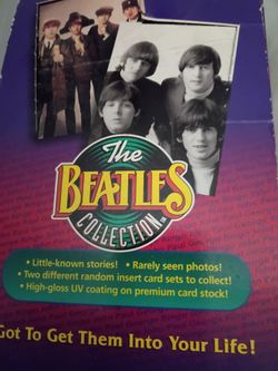Box of Beatles cards