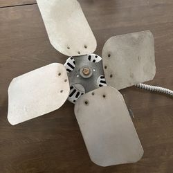 Attic Fan Motor With Blades