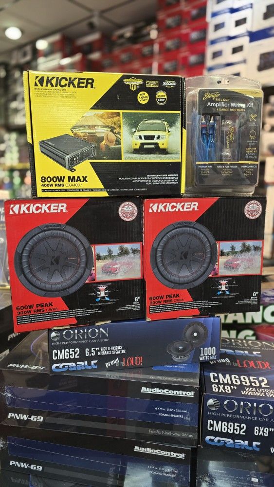 KICKER package Deals Subwoofer Amplifier