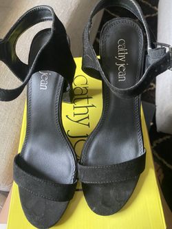 black high heels