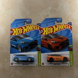 Hot Wheels Ford Focus Rs Set Of 2