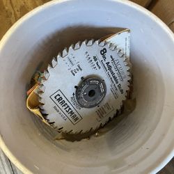 Various Saw Blades 5- 8 Inch