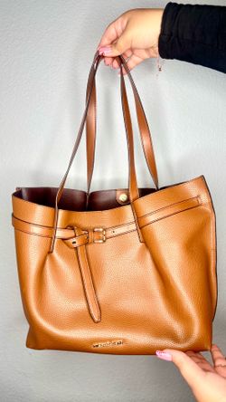 Michael Kors Brown Leather Tote Bag