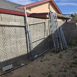 Chain linked used fence
