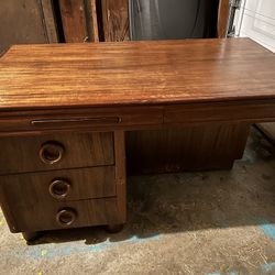 Vintage wooden desk