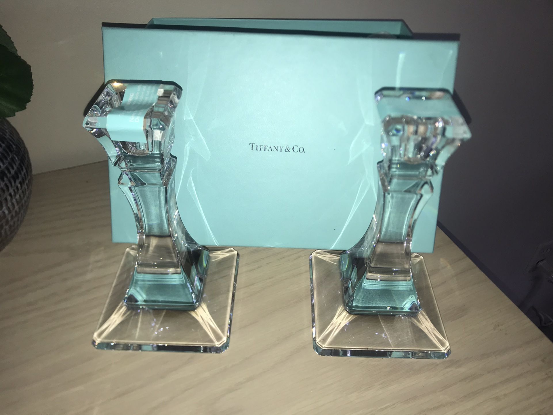 Crystal Tiffany Candle Holders