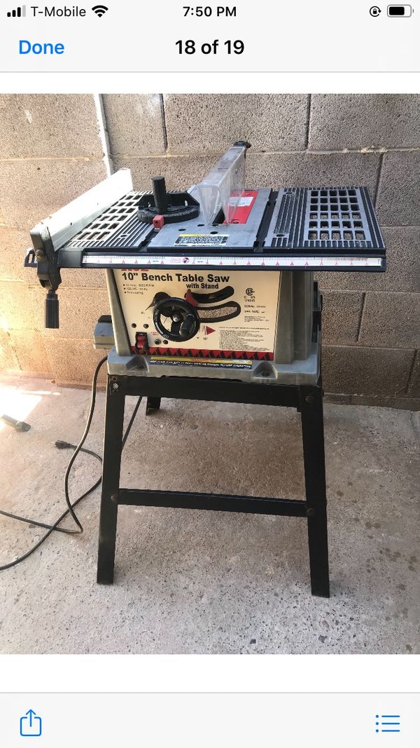 Ace 10 inch table saw for Sale in Phoenix, AZ OfferUp