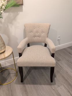 2 Accent Chair with Nailhead Trim