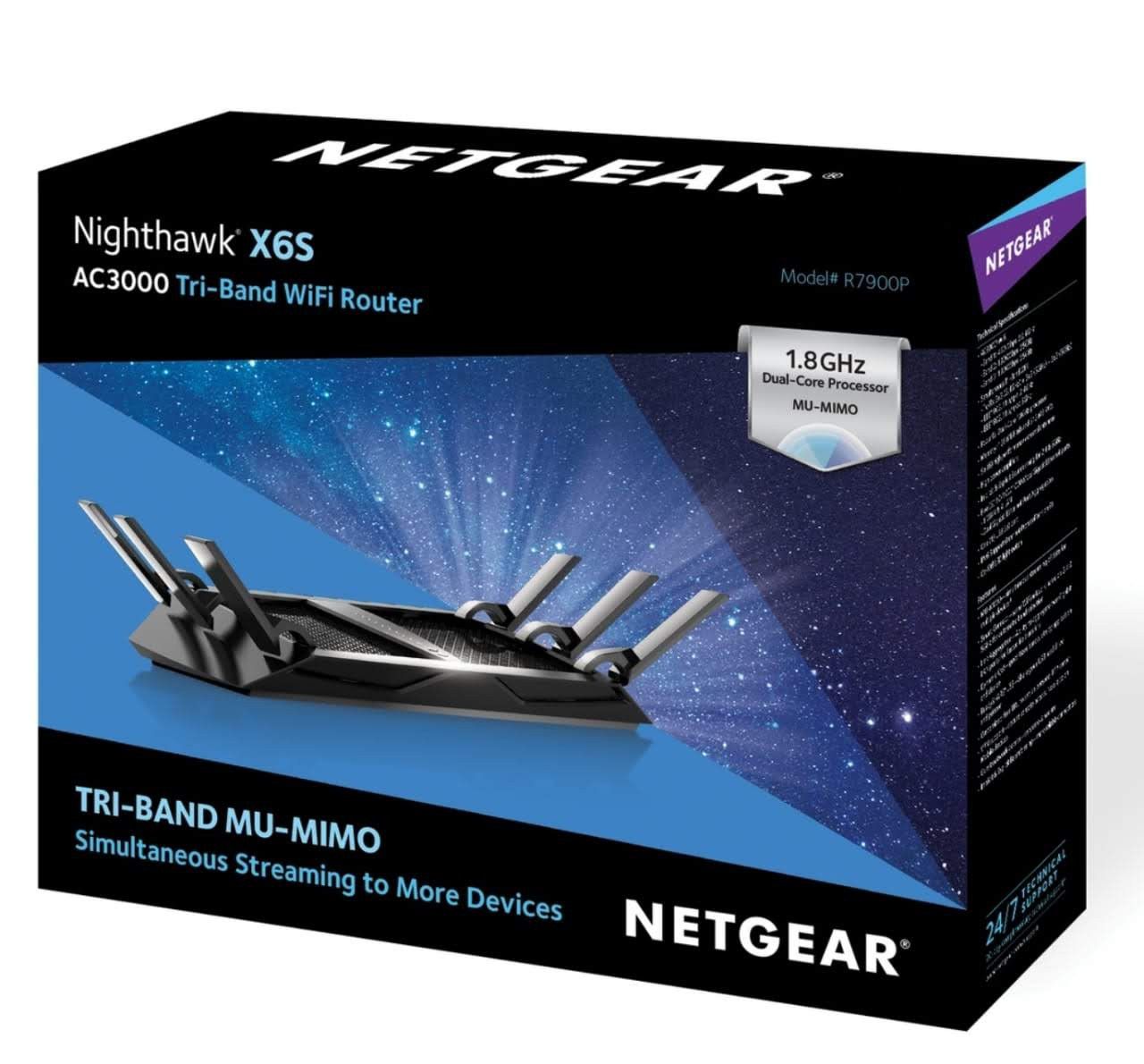NETGEAR Nighthawk X6S AC3000 MU-MIMO Smart Wi-Fi Router