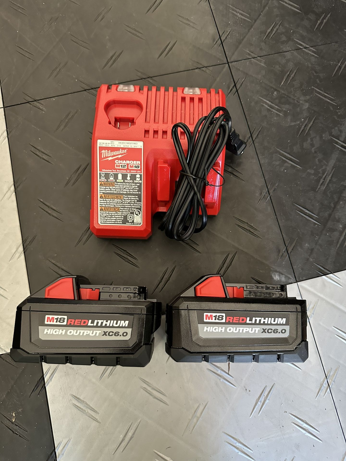 Milwaukee M18 Batteries And Charger
