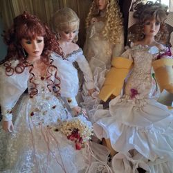 Porcelain Bridal Dolls