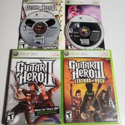 Guitar Hero 2/ Guitar Hero 3 Legends of Rock Xbox 360