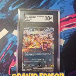 SGC 10 GEM MINT 2023 Pokemon Japanese Sv4a Shiny Treasure Charizard Ex 115/190