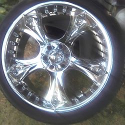 24 In Rims Brand New Devino's With New Kumoh Tires, For Sale