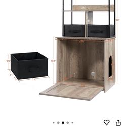 Cat hideaway bookcase