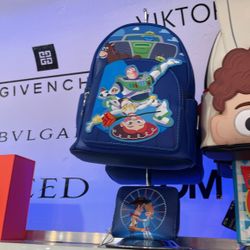 Toy Story Loungefly Back Pack And Wallet