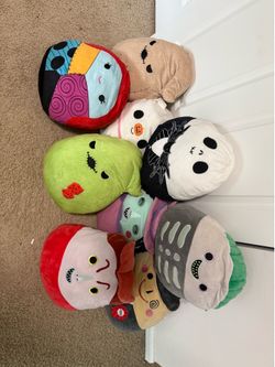 Squishmellow nightmare before Christmas complete set