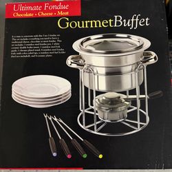 Fondue with everything needed!