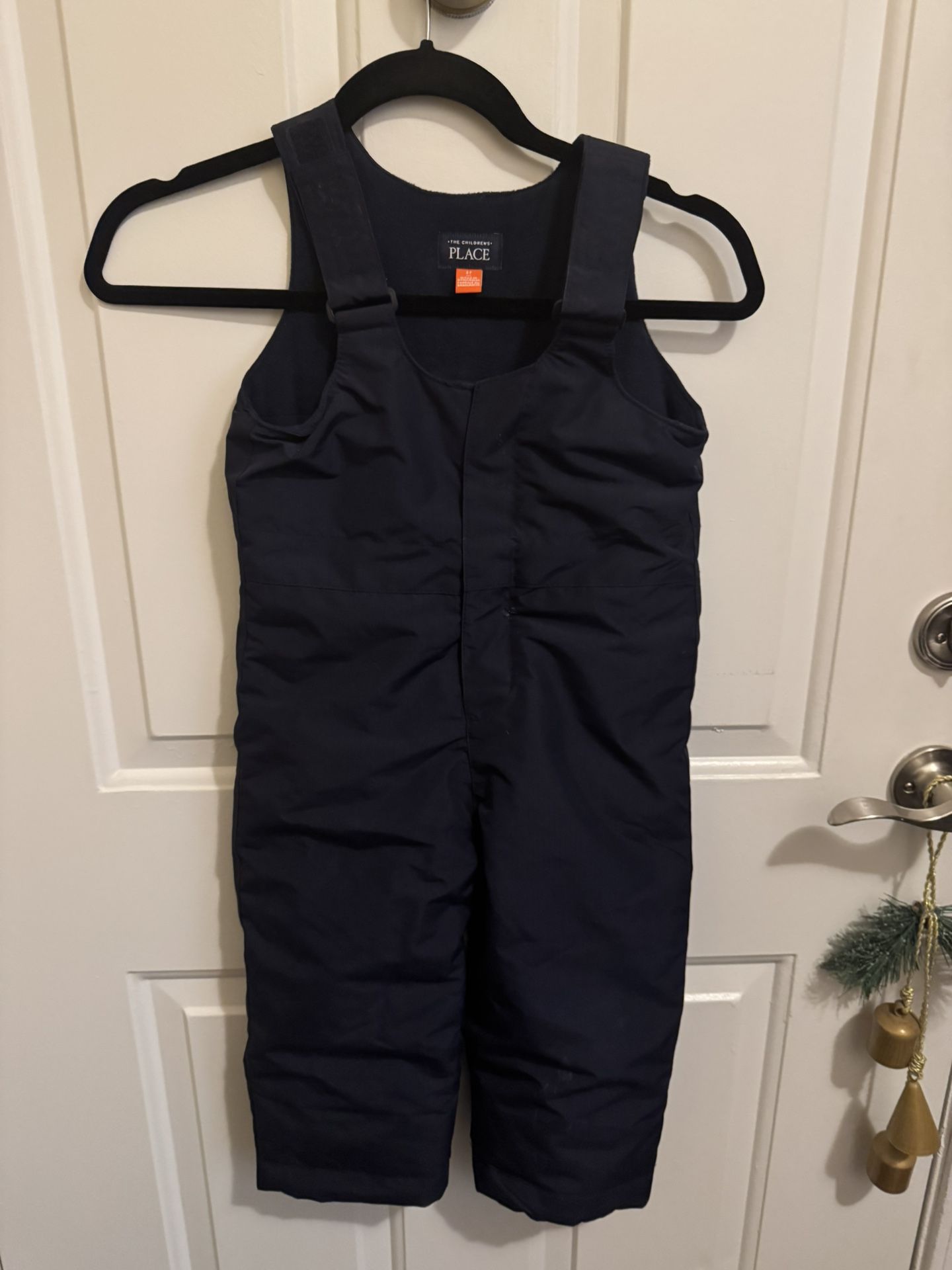 Toddler Snow overall- Navy Blue