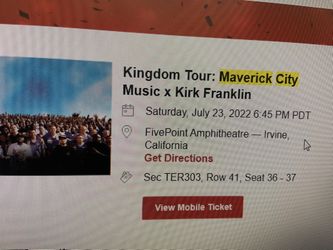 Maverick City Concert Tickets