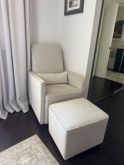 Pottery Barn Rocking Chair W/ Chaise