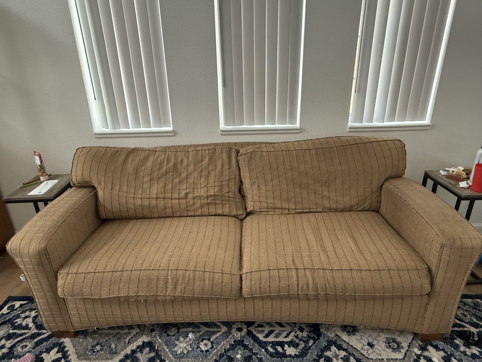 Tan couch