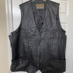 Leather Vest