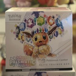 Pokémon - Prismatic Evolutions - Elite Trainer Box (Pokémon Center Exclusive) Sell Or Trade*