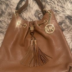Michael Korse Camden Drawstring Tassel Bag