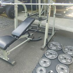 Weight Bench Squat Rack!