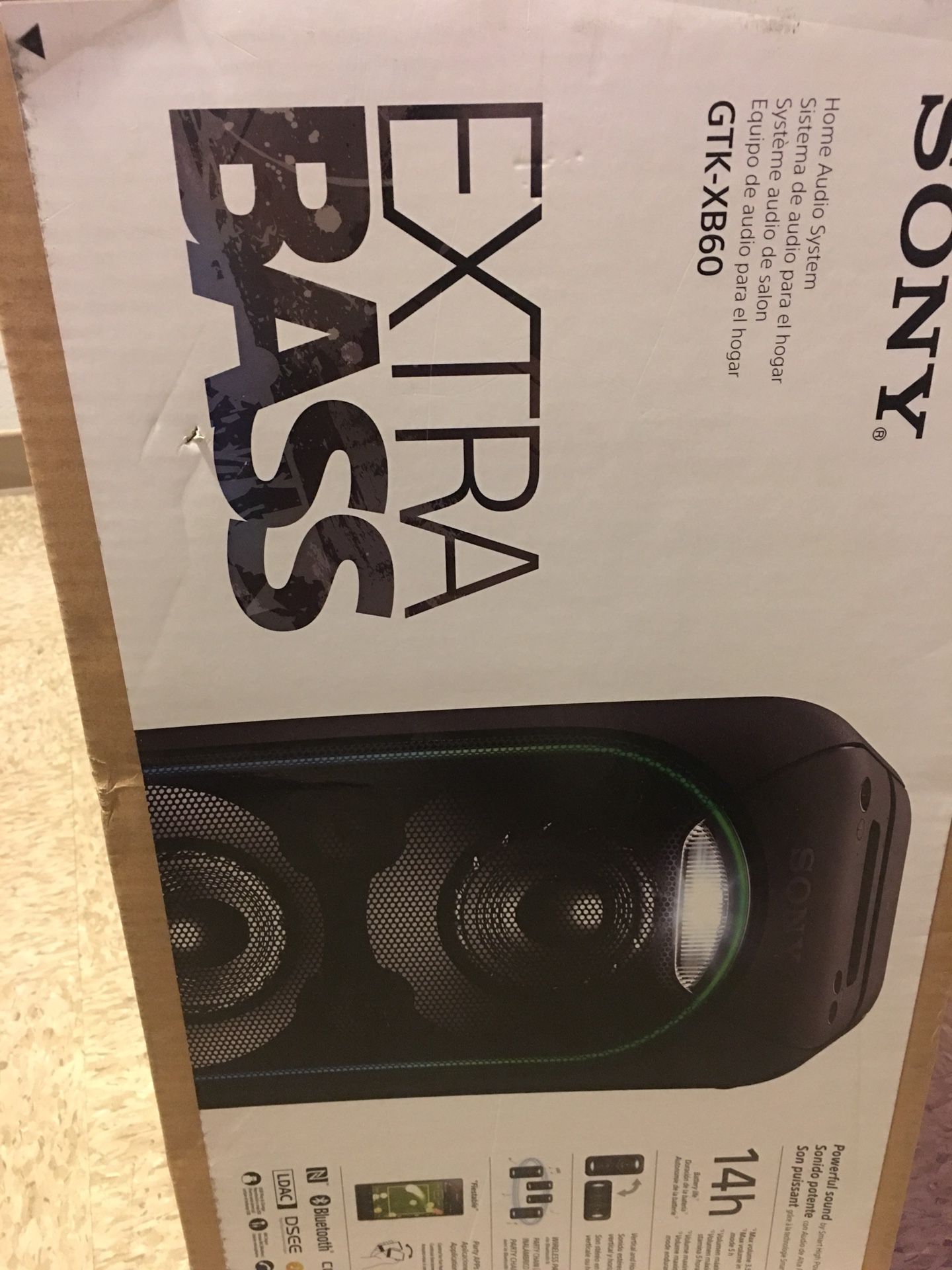 Sony Wireless Bluetooth Speaker With Extra Bass