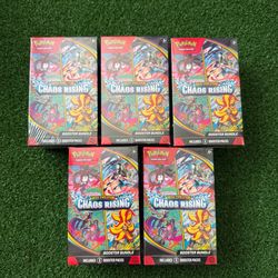 Pokemon Cards Chaos Rising Booster Bundle