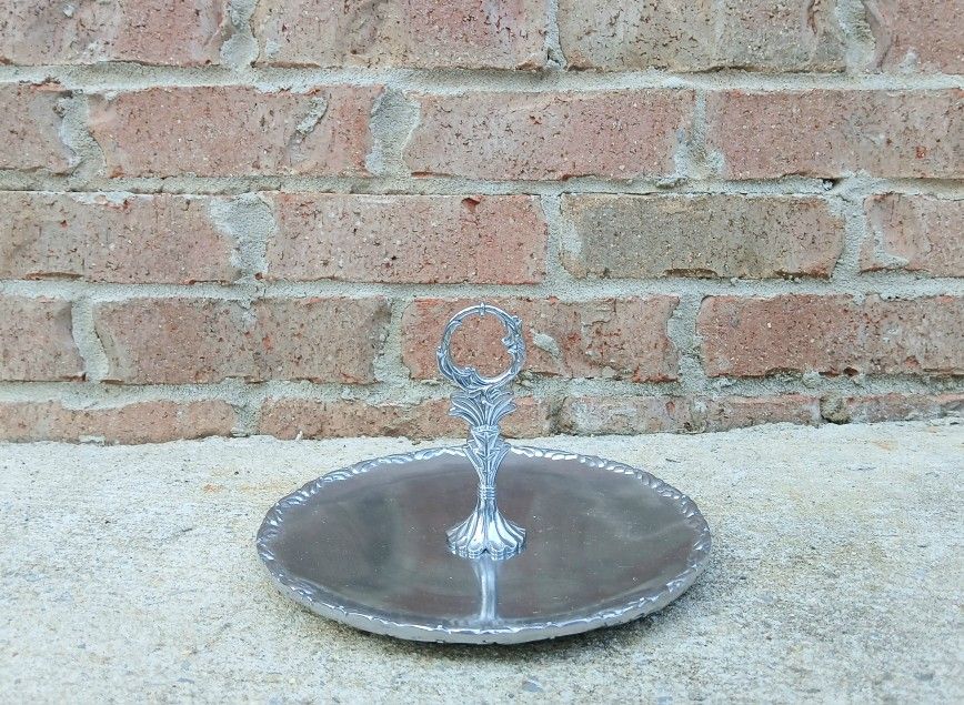 Vintage Arthur Court Olive Grove Tray/Center Handle