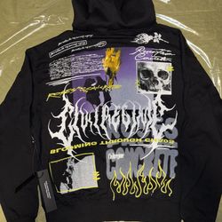 Civil Regime Watch Us Burn Hoodie - Size S