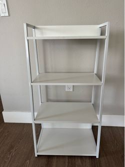 IOTXY 4 Tier/Sheld Open Bookshelf - white