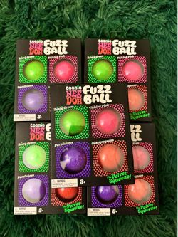 (1) Needoh Teenie Fuzzballs 4pk | Viral Squishy Toy